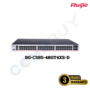 RG-CS85-48GT4XS-D 48-Port 1GE RJ45 Layer 3 Enterprise-Class Core or Aggregation Switch, 4-Port 10GE Uplink